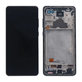Samsung Galaxy A72 A725F, A726B - LCD zaslon + steklo na dotik + okvir (Awesome Black) TFT