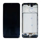 Samsung Galaxy M21 M215F - LCD zaslon + steklo na dotik + okvir (Black) TFT