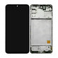 Samsung Galaxy M31s M317F - LCD zaslon + steklo na dotik + okvir (Mirage Black) TFT