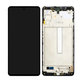 Samsung Galaxy M52 5G M526B - LCD zaslon + steklo na dotik + okvir (Black) TFT