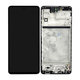 Samsung Galaxy M53 5G M536B - LCD zaslon + steklo na dotik + okvir (Black) TFT