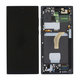 Samsung Galaxy S22 Ultra S908B - LCD zaslon + steklo na dotik + okvir (Phantom Black) OLED