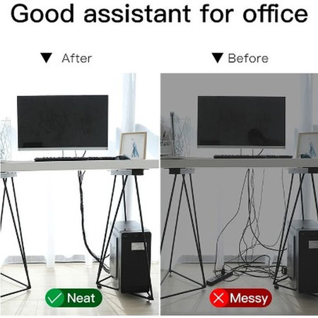 Baseus - Organizator Kablov - trak (3m), rdeča