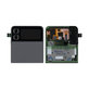 Samsung Galaxy Z Flip 4 F721B - LCD zaslon + steklo na dotik + okvir (zunanji) (Graphite) - GH97-27947A Genuine Service Pack