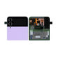 Samsung Galaxy Z Flip 4 F721B - LCD zaslon + steklo na dotik + okvir (zunanji) (Bora Purple) - GH97-27947B Genuine Service Pack