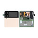 Samsung Galaxy Z Flip 4 F721B - LCD zaslon + steklo na dotik + okvir (zunanji) (Pink Gold) - GH97-27947C Genuine Service Pack