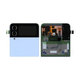 Samsung Galaxy Z Flip 4 F721B - LCD zaslon + steklo na dotik + okvir (zunanji) (Blue) - GH97-27947D Genuine Service Pack
