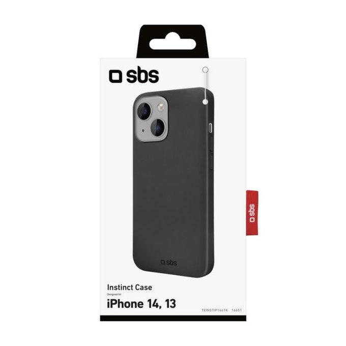 SBS - Ovitek Instinct za iPhone 14/13, črn