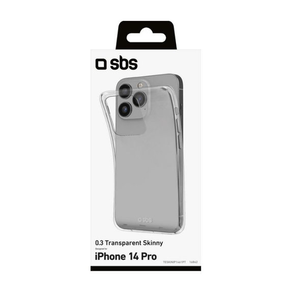 SBS - Ovitek Skinny za iPhone 14 Pro, prozoren