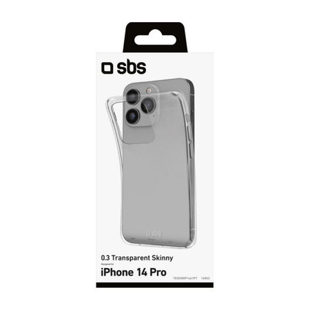 SBS - Ovitek Skinny za iPhone 14 Pro, prozoren