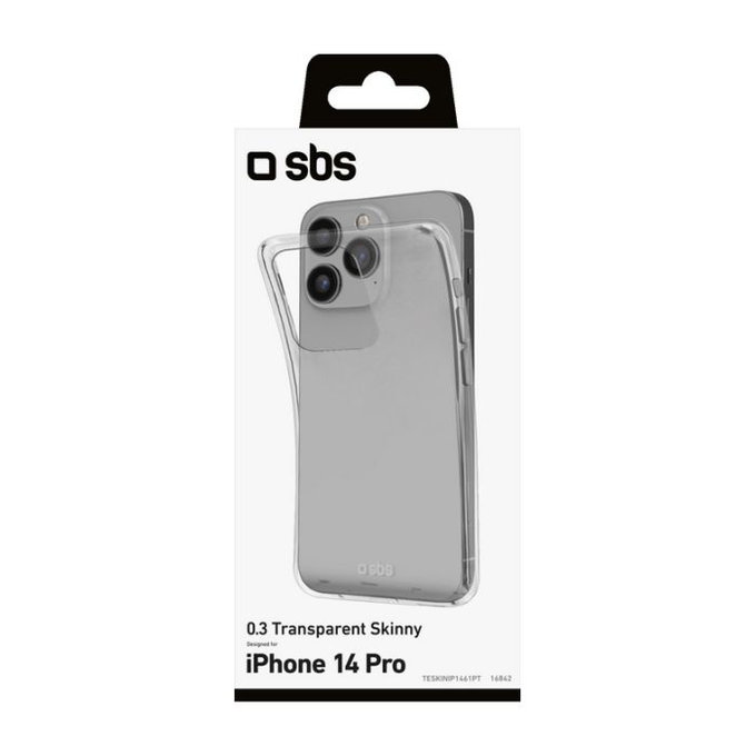 SBS - Ovitek Skinny za iPhone 14 Pro, prozoren