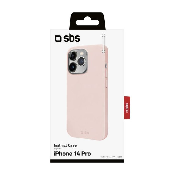 SBS - Ovitek Instinct za iPhone 14 Pro, roza