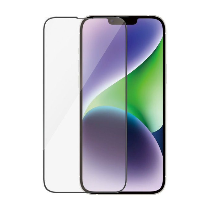 Kaljeno steklo UWF AB z aplikatorjem za iPhone 14 Plus/13 Pro Max, Črna, PanzerGlass