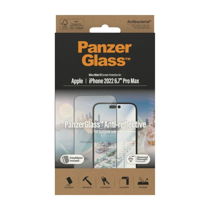 PanzerGlass - Kaljeno Steklo UWF Anti-Reflective AB za iPhone 14 Pro Max