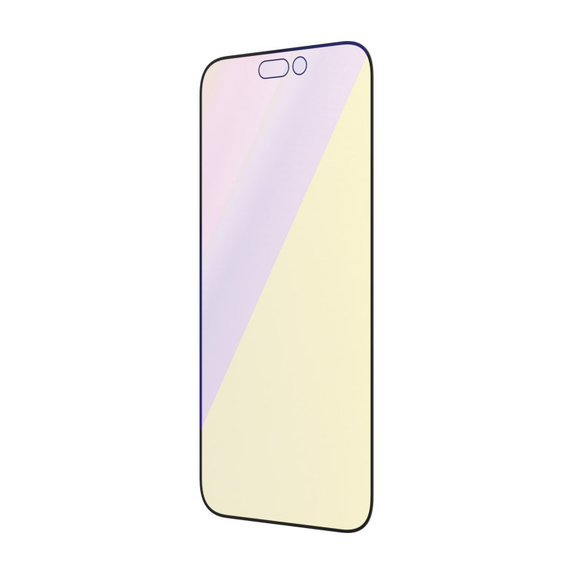 Kaljeno steklo UWF Anti-Bluelight AB z aplikatorjem za iPhone 14 Pro, Črna, PanzerGlass