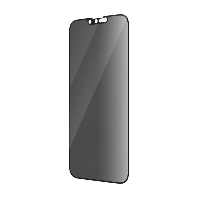 Kaljeno steklo UWF Privacy AB z aplikatorjem za iPhone 14 Plus/13 Pro Max, Črna, PanzerGlass