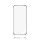 FixPremium FullCover Glass - Kaljeno Steklo za iPhone 14 Pro