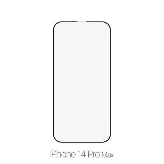 FixPremium FullCover Glass - Kaljeno Steklo za iPhone 14 Pro Max