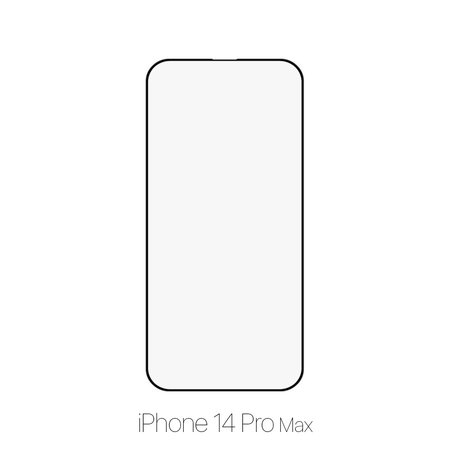 FixPremium FullCover Glass - Kaljeno Steklo za iPhone 14 Pro Max