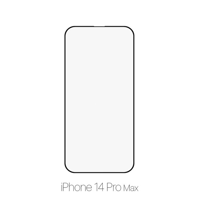 FixPremium FullCover Glass - Kaljeno Steklo za iPhone 14 Pro Max
