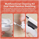 Večnamenska čistilna krtača + čistilno pero + izvleček ključev