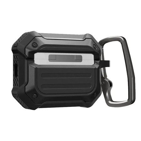 FixPremium - Nezlomljiva torbica za AirPods Pro, črna