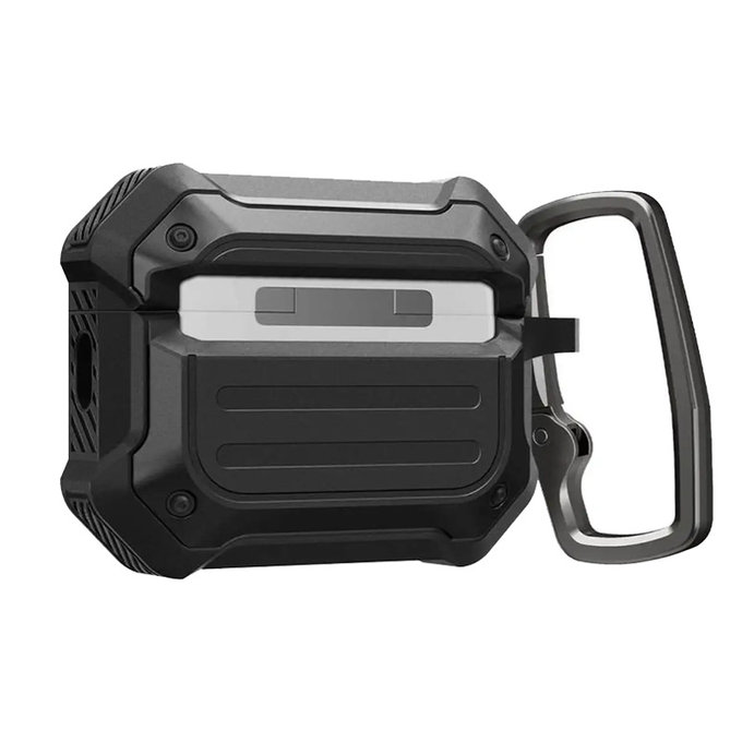 FixPremium - Nezlomljiva torbica za AirPods Pro, črna