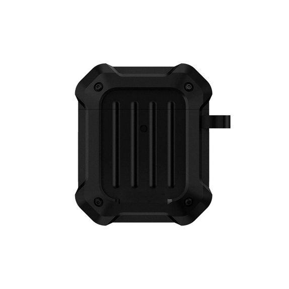 FixPremium - Nezlomljiv ovitek za AirPods 1 in 2, črn