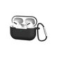 FixPremium - Silikonski ovitek s karabinom za AirPods Pro, črn