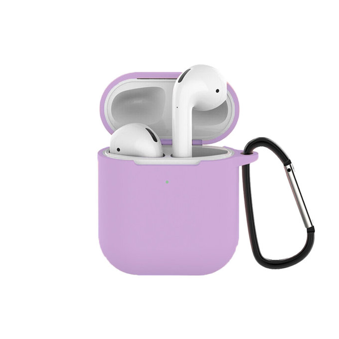 FixPremium - Silikonski ovitek za AirPods 1 in 2, lila