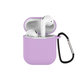 FixPremium - Silikonski ovitek za AirPods 1 in 2, lila