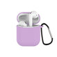 FixPremium - Silikonski ovitek za AirPods 1 in 2, lila