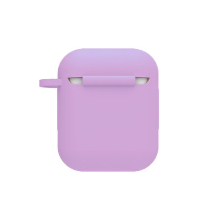 FixPremium - Silikonski ovitek za AirPods 1 in 2, lila