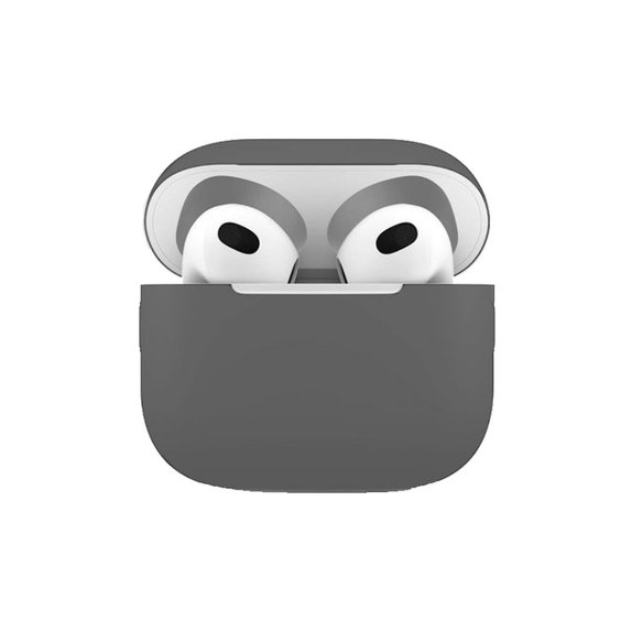FixPremium - Silikonski ovitek za AirPods 3, vesoljsko siv