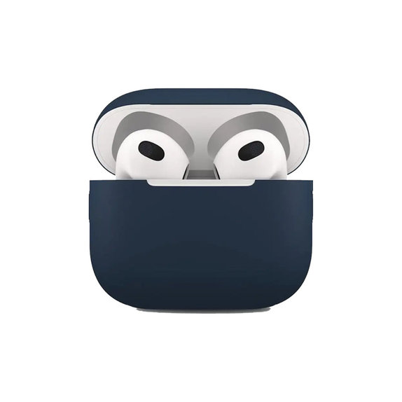 FixPremium - Silikonski ovitek za AirPods 3, moder