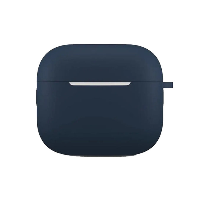 FixPremium - Silikonski ovitek s karabinom za AirPods 3, moder