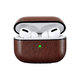 FixPremium - torbica iz umetnega usnja za AirPods Pro, rjava