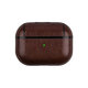 FixPremium - torbica iz umetnega usnja za AirPods Pro, rjava