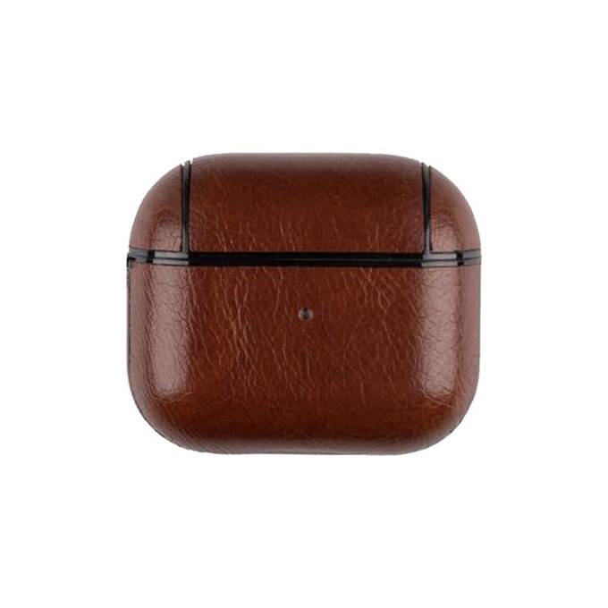 FixPremium - torbica iz umetnega usnja za AirPods 3, rjava