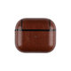 FixPremium - torbica iz umetnega usnja za AirPods 3, rjava