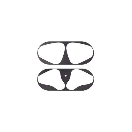 FixPremium - Nalepka proti prahu za AirPods 1 in 2, črna