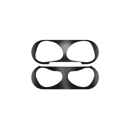 FixPremium - Nalepka proti prahu za AirPods 3, črna