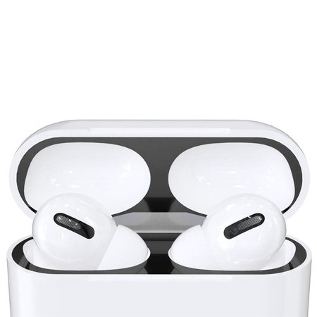 FixPremium - Nalepka proti prahu za AirPods Pro, črna