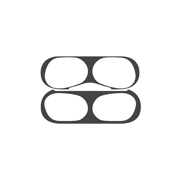 FixPremium - Nalepka proti prahu za AirPods Pro, črna