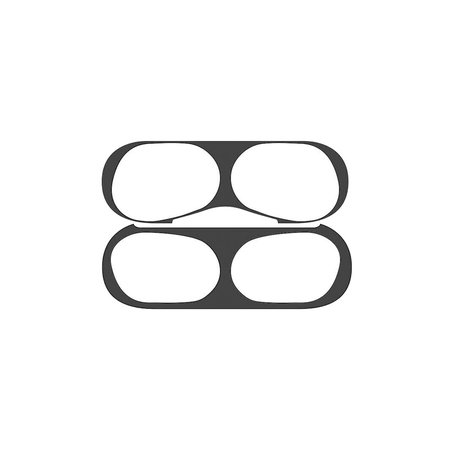 FixPremium - Nalepka proti prahu za AirPods Pro, črna
