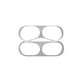 FixPremium - Nalepka proti prahu za AirPods Pro, srebrna