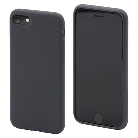 FixPremium - Silikonski ovitek za iPhone 7, 8, SE 2020 in SE 2022, space grey