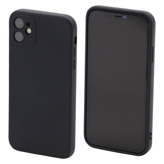 FixPremium - Silikonski ovitek za iPhone 11, črn