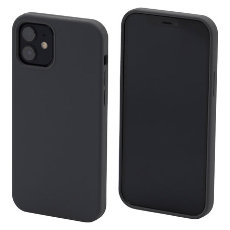 FixPremium - Silikonski ovitek za iPhone 12, space grey