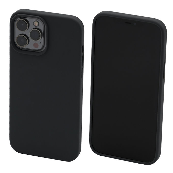 FixPremium - Silikonski ovitek za iPhone 13 Pro Max, space grey